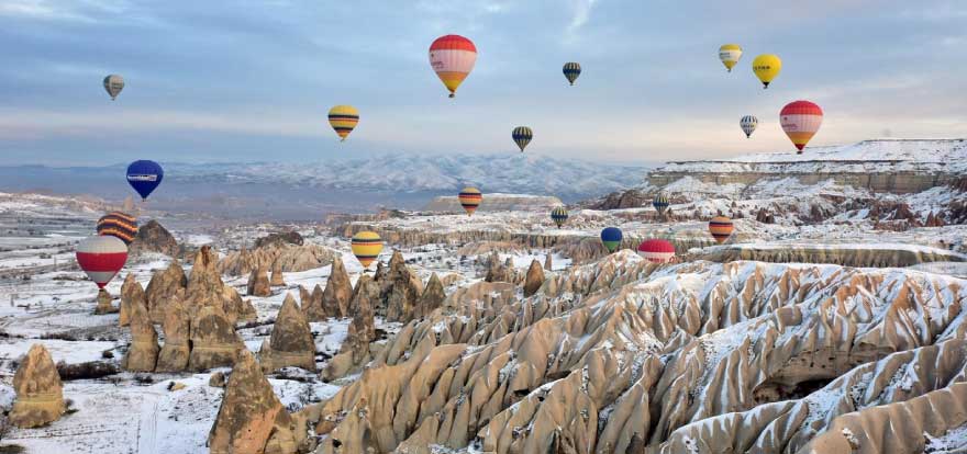 What are the Places to Take a Winter Holiday in Turkey