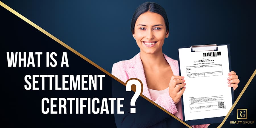 What is a Settlement Certificate